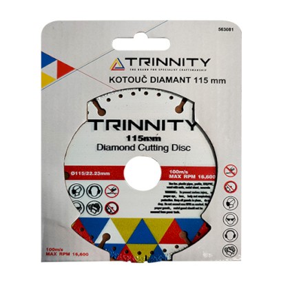 Kotouč diamant 115, Trinnity