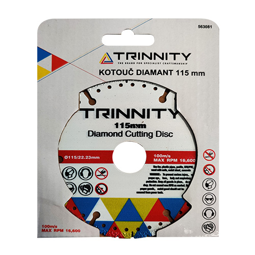 Kotouč diamant 115, Trinnity