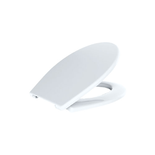 Sedátko s poklopem duraplast se zpomalovacím mechanismem, úchyty nerez, bílé, VIGOUR One