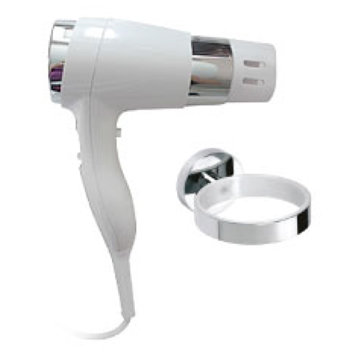 Fén bílý s držákem, (set)