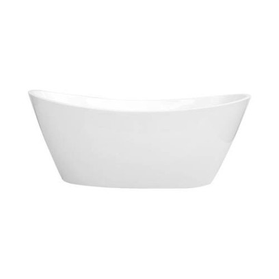 Vana volně stojící 180x80x72 cm, oválná prohnutá s přepadem a nožičkami, materiál LUCITE, CLIVIATOP A-51
