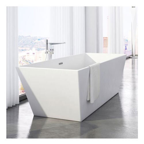 Vana 1750x750 mm, volně stojící, pravoúhlá, skosená,  FREEDOM R