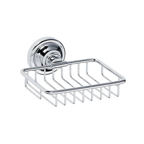 Mýdlenka obdelník drátěná, chrom, RETRO 1