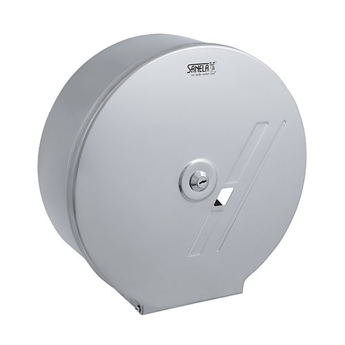 Zásobník rolí toaletního papíru průměr 27x10 cm, nerez lesklý, SLZN 01