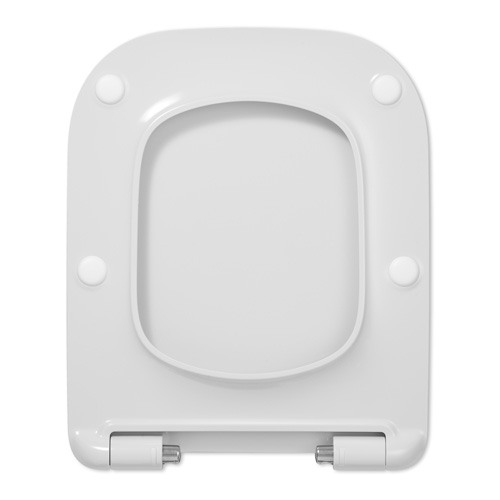 Sedátko ke klozetům SLIM, odnímatelné, pozvolné sklápění, ocelové panty, duraplast, DERBY VIGOUR