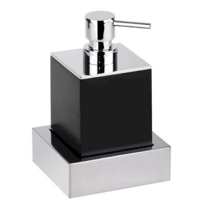 Dávkovač mýdla na zeď, černý, GAMMA