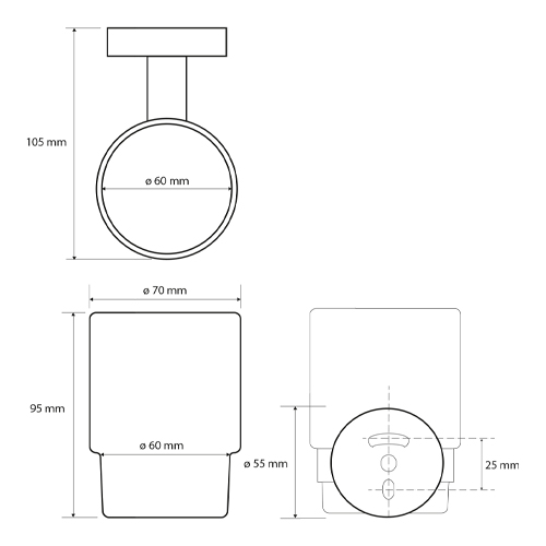 Držák sklenice, OMEGA