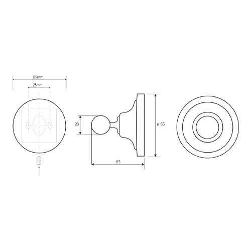 Věšáček malý, RETRO-chrom