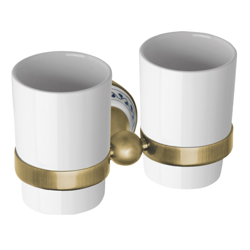 Držák kartáčků dvojitý, KERA