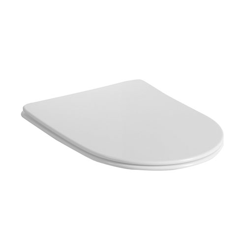 Sedátko klozetové  kombi, SLIM Soft Close, duroplast, bílá, PACO