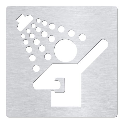 Ikona Sprchy, nerez mat