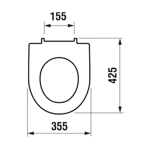 Sedátko s poklopem, bílá, DEEP by Jika