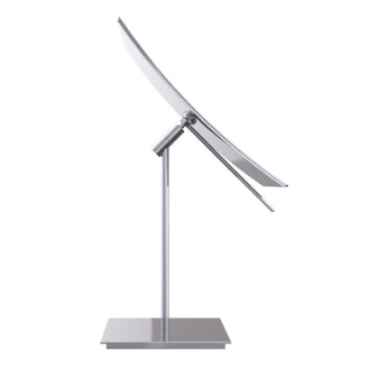 Zrcátko kosmetické jednostranné hranaté na postavení, 3x zvětšovací