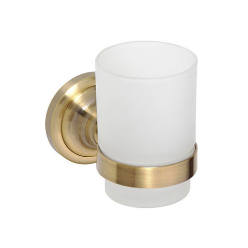 Držák sklenice, bronz, RETRO 3