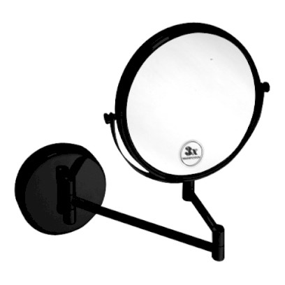 Zrcátko kosmetické kulaté, průměr 190 mm, DARK