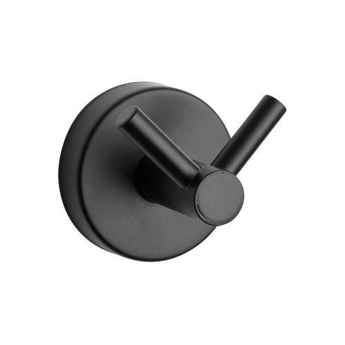 Dvojitý háček na ručníky, nerez, povrch černý matný
(SLZD 01N)