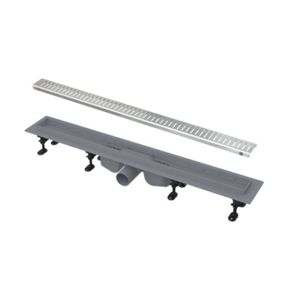 Žlab plastový 950 mm komplet s roštem, 63 l/min, st. výška 85 mm, TRINNITY